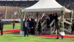 Former Zimbabwe First Lady and African Leaders at Mugabe State Burial