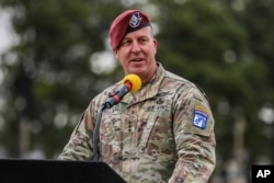 Arhiva - General Majkl "Erik" Kurila, tadašnji komandant XVIII padobranskog korpusa, 5. marta 2021.