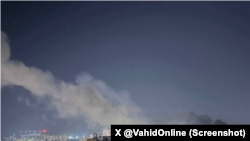 تصویر منتسب به حمله ساعت ۰۰:۴۵ بامداد در بندرعباس سمت نیروی دریایی - چهارشنبه ۱۲ فروردین