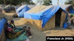 Cabo Delgado, centro de acolhimento de deslocados Escola Primária do Bairro 3 de Fevereiro, Metuge