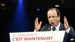 Francois Hollande, April 17, 2012. 