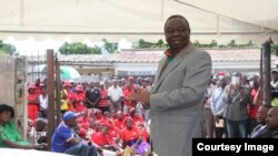 Umkhokheli weMDC-T uMnu. Morgan Tsvangirai 