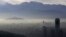 Smog shrouds Chile's capital Santiago, June 22, 2015. 
