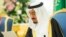 FILE - In this photo provided by the Saudi Press Agency, Saudi King Salman delivers his first major policy speech since assuming the throne in the al-Yamama palace, Riyadh, Saudi Arabia, March 10, 2015.