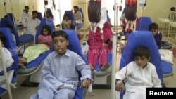 تھیلیسیمیا کے مریض بچے (فائل فوٹو)