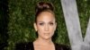 actress and singer Jennifer Lopez arrives at the Vanity Fair Oscar party in West Hollywood, California, February 26, 2012. 