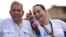ARCHIVO - El entonces candidato presidencial de la oposición venezolana, Edmundo González Urrutia, y la líder opositora María Corina Machado asisten a un mitin de campaña en Maracaibo, estado Zulia, Venezuela, el 23 de julio de 2024.
