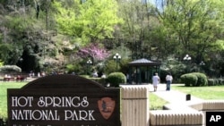 미국 알칸소 주의 핫 스프링스 국립공원(Hot Springs National Park)