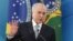 Brazil's President Michel Temer speaks during a ceremony at the Planalto Presidential Palace, in Brasilia, Brazil, Dec. 7, 2016. 