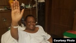 Tundu Lissu akiwa hospitali nchini Kenya