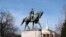 FILE - A statue of Confederate General Robert E. Lee is seen in a park in Charlottesville, Va. The national debate on the meaning of monuments in growing.