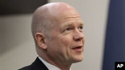 Menteri Luar Negeri Inggris, William Hague (Foto: dok).