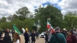 Protest next to the White House for concerns about Reza shah mummy, تجمع مقابل کاخ سفید با ابراز نگرانی برای مومیایی رضا شاه 