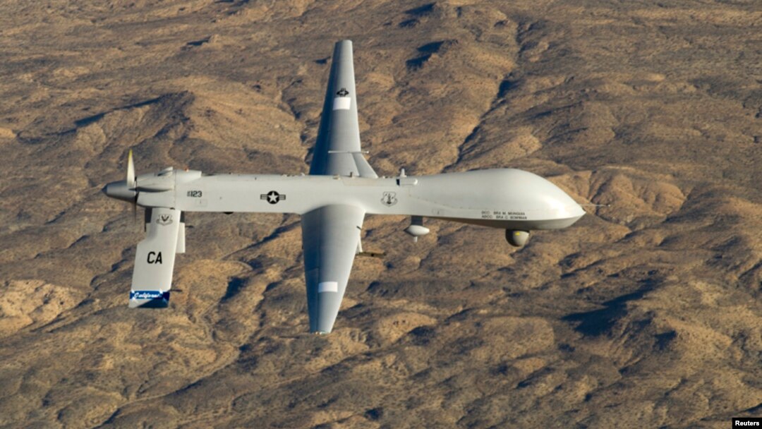 Máy bay không người lái Predator MQ-1 của Không quân Hoa Kỳ.