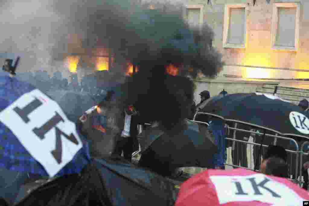 Albania Protest