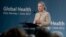 US Secretary of State Hillary Clinton speaks during the Global Health Conference at Oslo City Hall in Oslo, Norway, Friday June 1, 2012.
