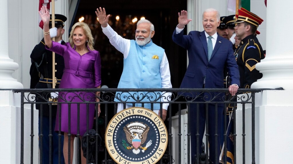 Biden Welcomes India’s Modi with State Visit