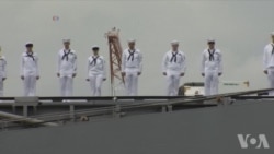 美核动力航母乔治·华盛顿号离日回美