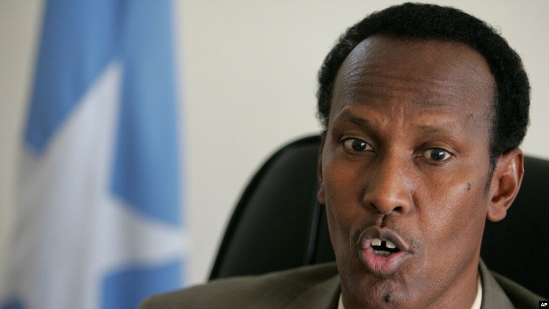 FILE - Former Somali Prime Minister Mohamed Gedi. 