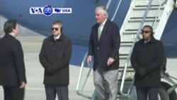 VOA60 America - Secretary of State Tillerson comes under fire for his decision not to attend his first meeting with 28 NATO