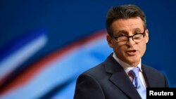 Sebastian Coe, chairman of the organizing committee for the London Olympics (file photo)