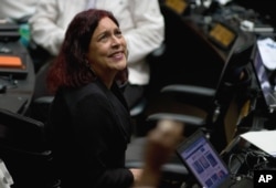 Tamara Adrián, candidata presidencial, en una foto de archivo en el Parlamento en Caracas, en enero de 2016.