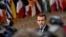 French President Emmanuel Macron arrives to attend the EU summit in Brussels, Belgium, Dec. 14, 2017.
