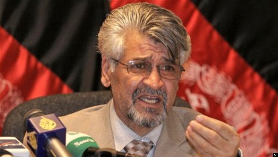 Afghan Defense Ministry spokesman Zahir Azimi (file photo)