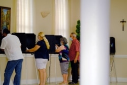 Voting in Miami, Florida, Nov. 3, 2020. A majority of white women have voted for the Republican candidate since 2000, and that was the case in 2020.