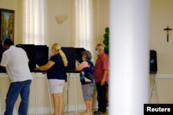 Voting in Miami, Florida, Nov. 3, 2020. A majority of white women have voted for the Republican candidate since 2000, and that was the case in 2020.