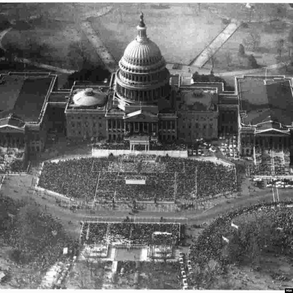 ABŞ prezidenti Dvayt Eyzenhauerin inaqurasiyası.  20 yanvar, 1953. 