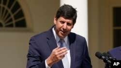 FILE - U.S. Bureau of Alcohol, Tobacco, Firearms and Explosives Director Steve Dettelbach, shown here on April 11, 2022, said that 54% of illegally trafficked firearms in the U.S. from 2017 to 2021 came through unlicensed dealers, according to data released on April 4, 2024.