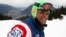 Haitian skier Jean-Pierre Roy smiles as he poses during a training session at the World Alpine skiing Championships in Garmisch Partenkirchen Feb. 11, 2011.