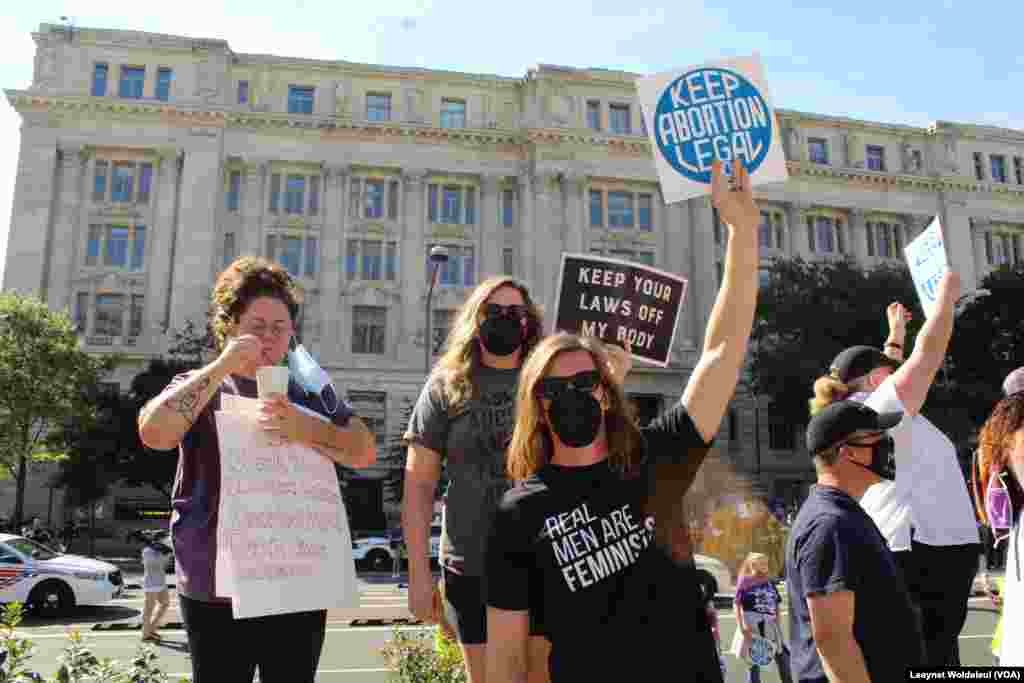 Marcha das Mulheres em Washington DC em resposta &#224; lei anti-aborto no estado do Texas. 2 Outubro 2021