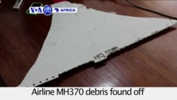 VOA60 Africa - A suspected piece of MH370 debris found off the coast of Mozambique sent to Australia