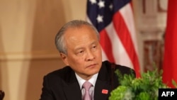 Cui Tiankai, Duta Besar China untuk AS dalam acara dialog AS-China di Washington DC, 24 Juni 2015. 