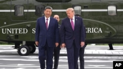 Дональд Трамп и Си Цзиньпин. 24 сентября 2026 г. 
