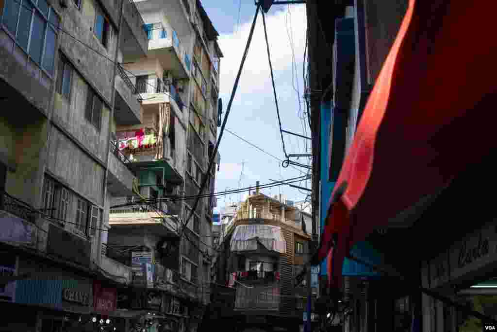 Bourj Hammoud, which is set to benefit from the Solar Snake. (VOA /J. Owens) 