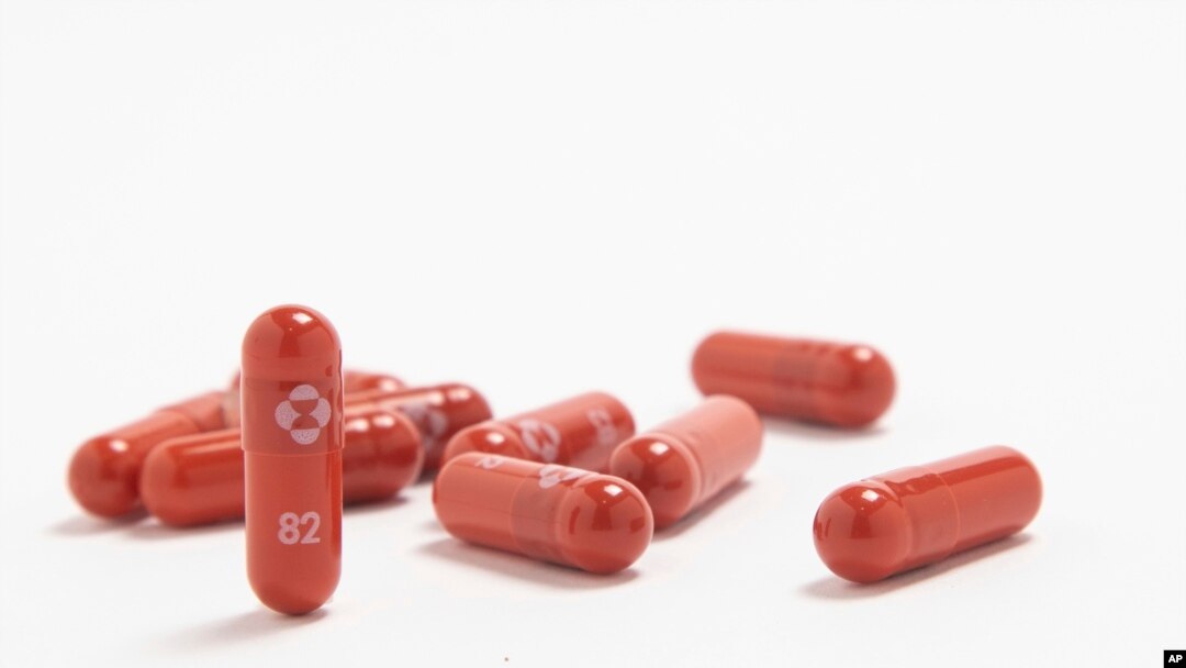 FILE - This undated file image provided by Merck & Co. shows their new antiviral medication. 