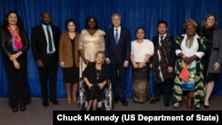 Secretary Antony Blinken, Under Secretary Uzra Zeya and Assistant Secretary Dafna Rand honored the 2024 Human Rights Defender Award winners in Washington on December 10, 2024.