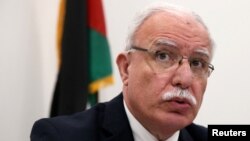 Menlu Palestina Riyad al-Maliki