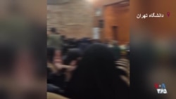 این گل پرپر شده، هدیه به میهن شده؛ شعار دانشجویان دانشکده الهیات دانشگاه تهران