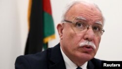 Menteri Luar Negeri Palestina, Riyad al-Maliki 