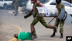 Brutalidade policial, Quénia. 