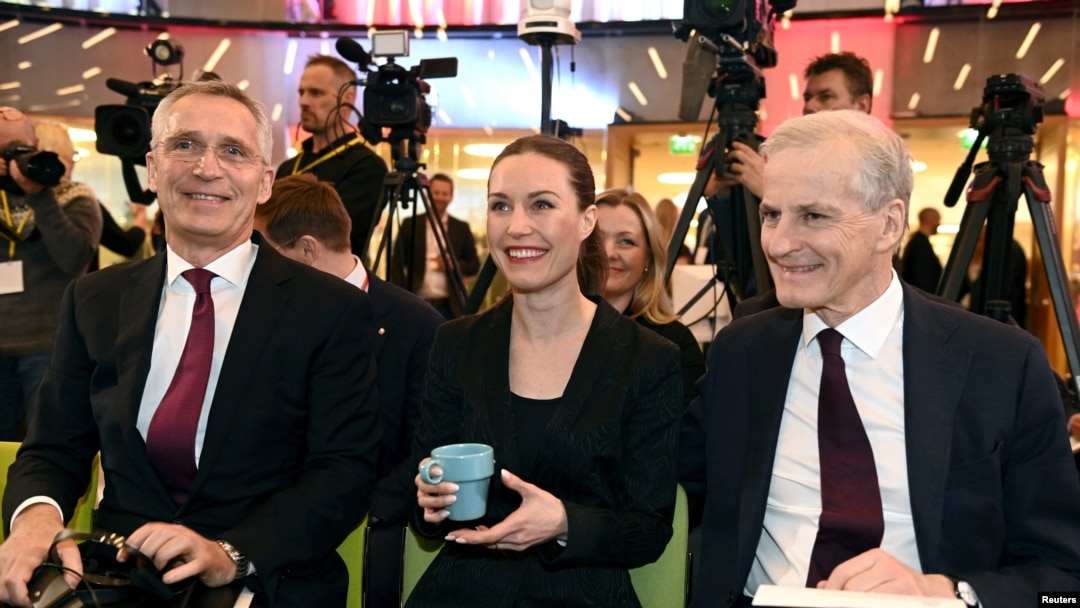 NATO Genel Sekreteri Jens Stoltenberg, Helsinki'de, İskandinav Sosyal Demokratlar (SAMAK) toplantısına katıldı.