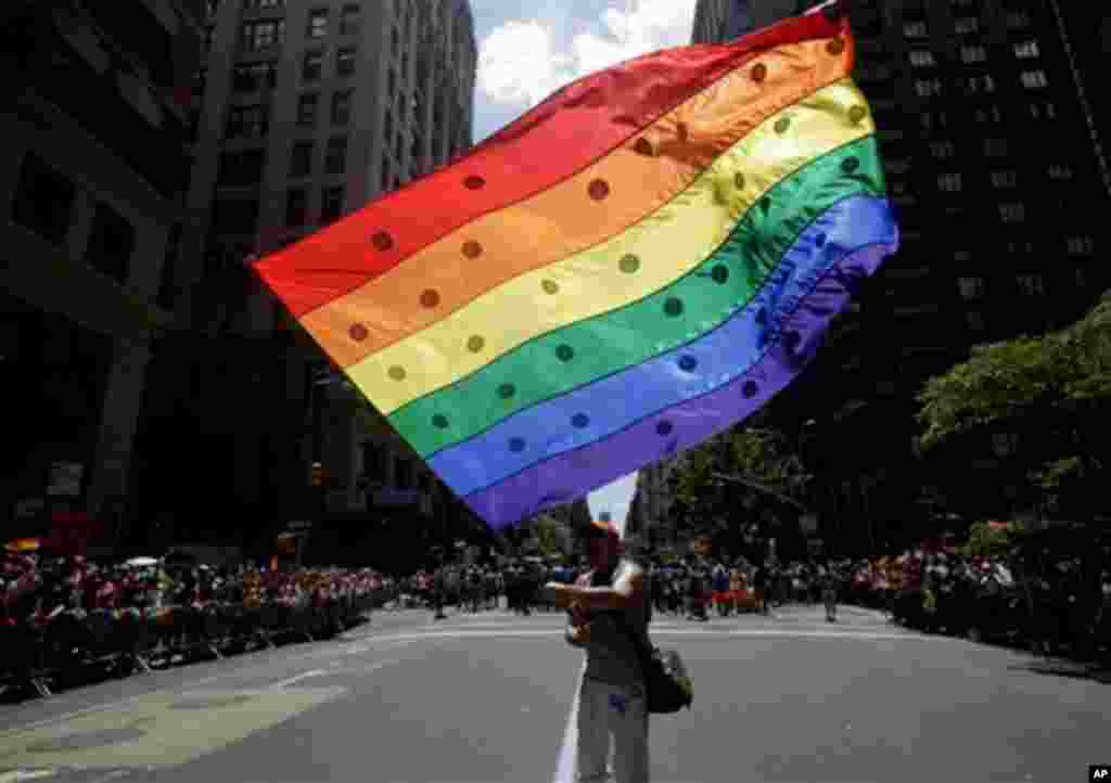 «Парад гордости геев» в Нью-Йорке