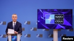 Генеральный секретарь НАТО Йенс Столтенберг. 3 апреля 2023 г. 