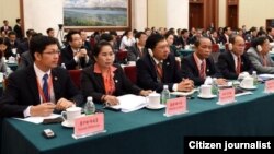 ລັດຖະບານລາວ ມີເປົ້າໝາຍສົ່ງເສີມແມ່ຍິງ ລາວ ໃຫ້ມີບົດບາດ
ໃນຄະນະລັດຖະບານ ແລະ ສະພາແຫ່ງຊາດເຖິງ 30 ເປີເຊັນ
ຈົນຮອດປີ 2020.