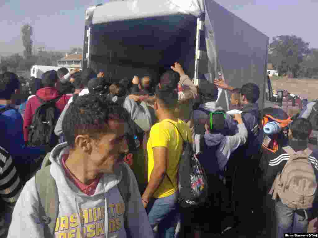 Migrants - Macedonia Tabanovce, Macedonian Serbian border September 17, 2015