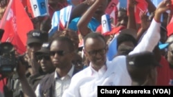 Le président rwandais, Paul Kagame, à Kigali, Rwanda, le 2 août 2017. (VOA/Charly Kasereka)